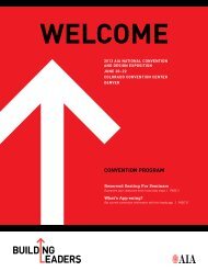 COnvEntiOn PrOgraM - AIA National Convention - American Institute ...