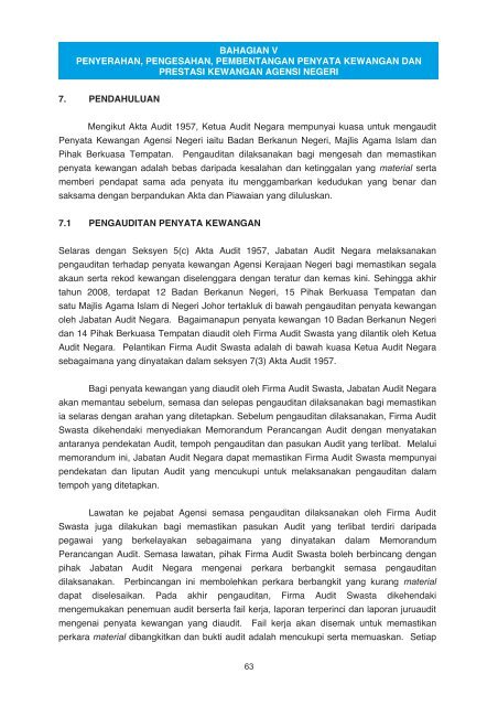 negeri johor - Jabatan Audit Negara