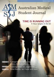 Download the issue - Australian Medical Student Journal