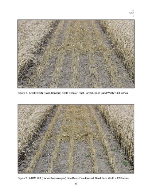 Evaluation of Seed Boot and Furrow Opener Configurations for ...