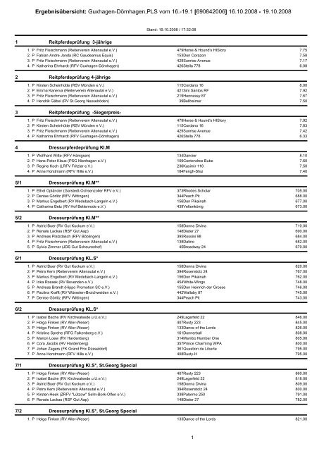 Guxhagen-Dörnhagen,PLS vom 16. - reitverein-doernhagen.de