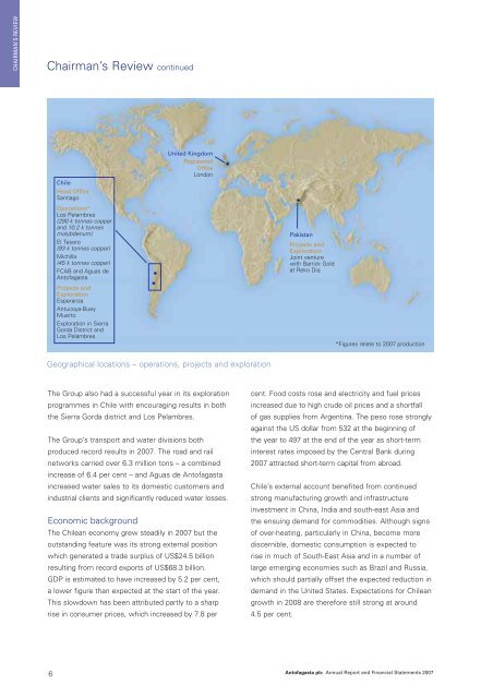 Annual Report 2007 - Antofagasta plc