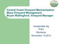 Mesa Vineyard Management - Central Coast Vineyard Team