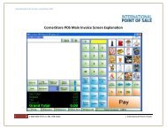 Invoice Screen Explanation - Corner Store Point of Sale