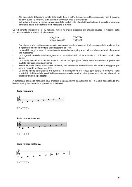 1 Scala Scala diatonica-eptafonica. - Lettere e Filosofia