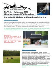 Juli/August 2012 - Reit- und Fahrverein Herrenberg