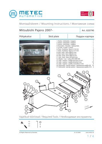 Mitsubishi Pajero 2007-