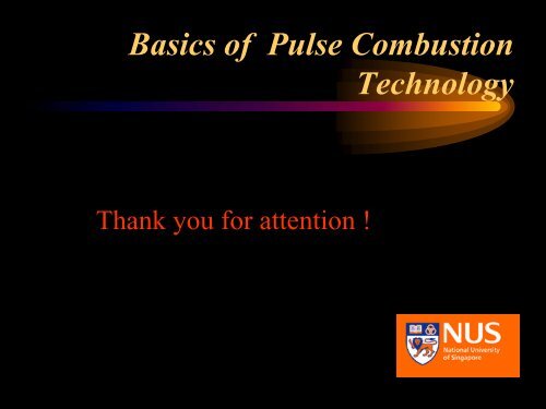 Basics of Pulse Combustion Technology