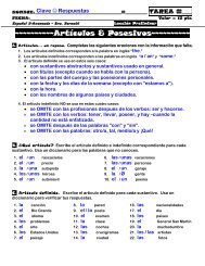 ArtÃ­culos & Posesivos