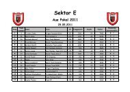 Aue Pokal 2011 E Sektor - ASV Sulingen eV