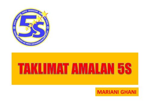 Taklimat Amalan 5s