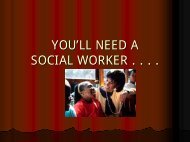 YOU'LL NEED A SOCIAL WORKER . . . .