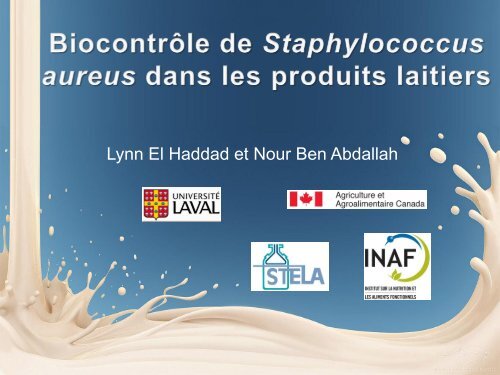 Biocontrôle de Staphylococcus aureus dans les produits laitiers.