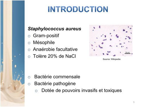 Biocontrôle de Staphylococcus aureus dans les produits laitiers.