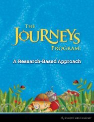 HMH Journeys Research Base - Indiana Department of Education