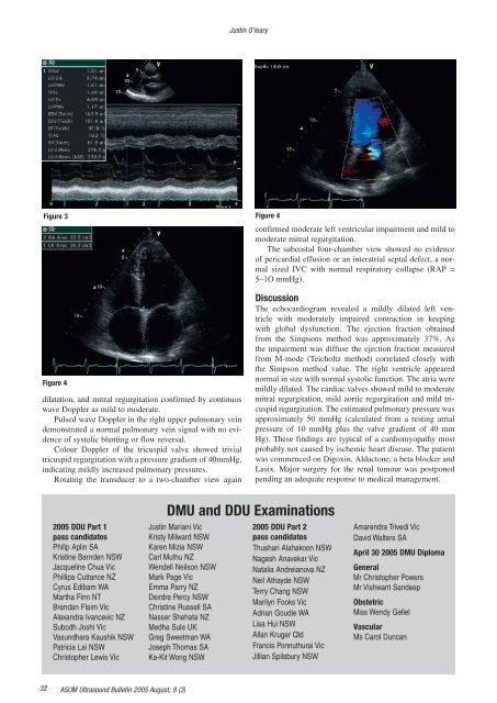 Volume 8 Issue 3 - Australasian Society for Ultrasound in Medicine