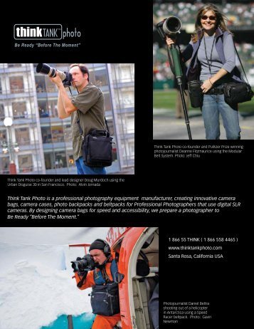 Professional photography equipment - camera ... - Think Tank Photo