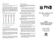 own a philippine home loan program - Philippine National Bank