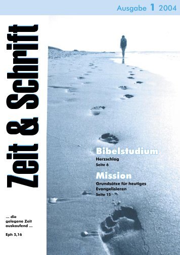 Heft 1/2004 - Zeit & Schrift