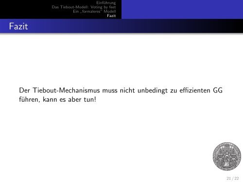 Das Tiebout-Modell - Alfred-Weber-Institut für ...