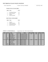 Christian League Finals - Ontario Christian Schools