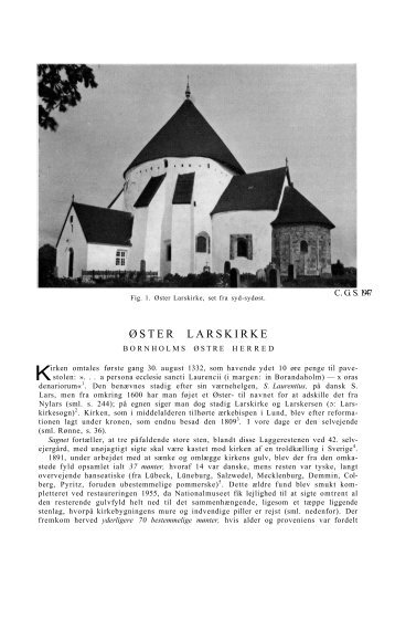 Østerlars kirke - Nationalmuseet