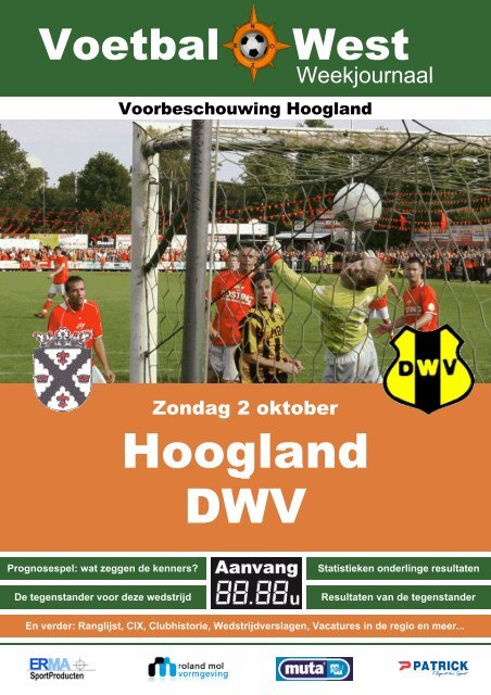 Voorbeschouwing Hoogland - DWV - Erwin Hermsen