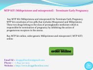 MTP KIT (Mifepristone and misoprostol) - Terminate Early Pregnancy