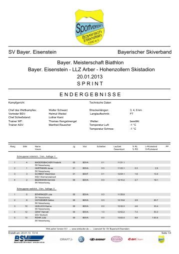 Biathlon - WinLaufen