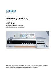 SDR 510U Anleitung - DCT Delta