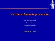 Variational Shape Approximation