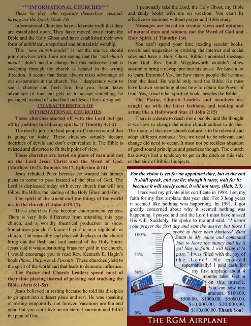 April-May 2012 Magazine - Randall Grier Ministries