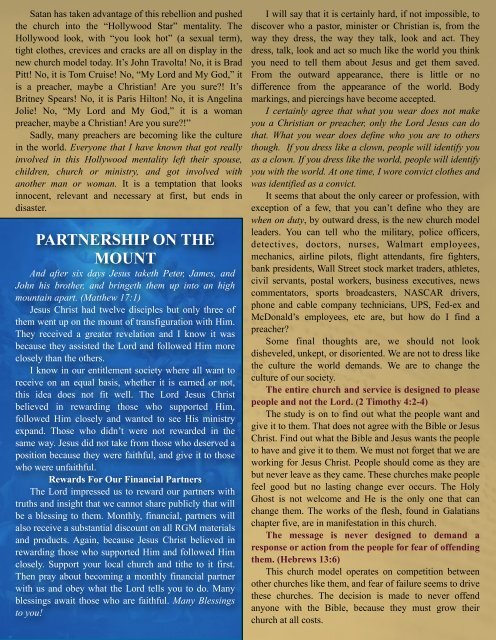 April-May 2012 Magazine - Randall Grier Ministries