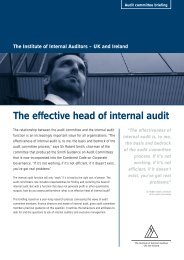 The effective head of internal audit - Ealing Council