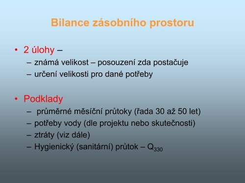 6 - Katedra hydromelioracÃ­ a krajinnÃ©ho inÅ¾enÃ½rstvÃ­ - ÄVUT