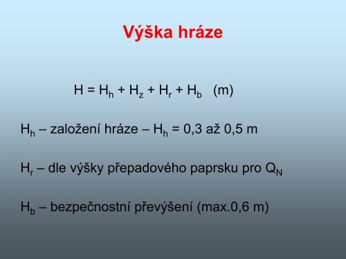 6 - Katedra hydromelioracÃ­ a krajinnÃ©ho inÅ¾enÃ½rstvÃ­ - ÄVUT