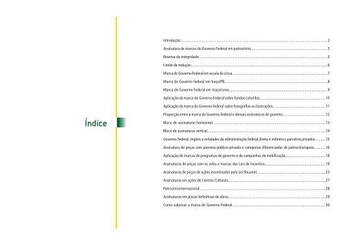 Manual de Uso da Marca do Governo Federal – Patrocínio