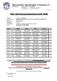 Bayerischer Sportkegler-Verband e.v. - Bskv-Oberbayern - Home