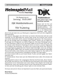 HeimspielMail - DJK Waldbüttelbrunn