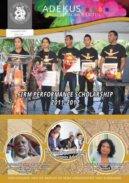 Adekus Infobulletin Anton De Kom University Of Suriname Adekus Infobulletin Anton De Kom University Of Suriname
