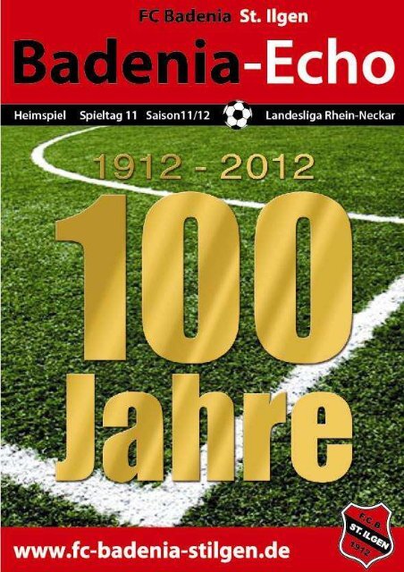 Stadionheft Ausgabe 5 - FC Badenia St. Ilgen