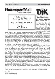 HeimspielMail - DJK Waldbüttelbrunn