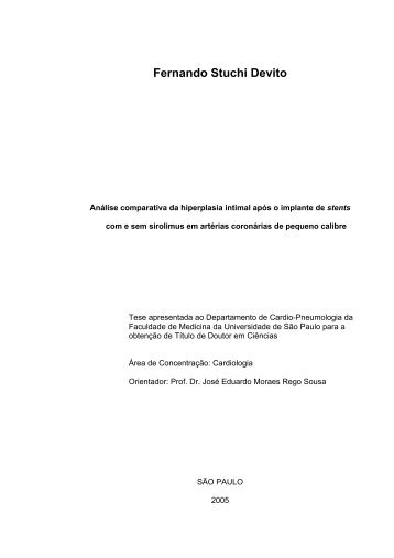 Fernando Stuchi Devito - Incor - USP