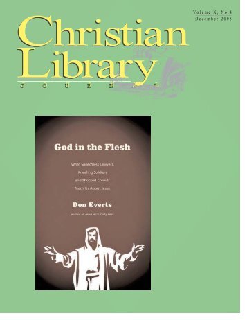 PDF - Christian Library Journal