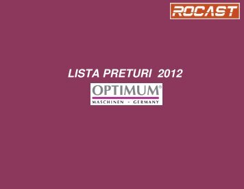 LISTA PRETURI 2012 - Rocast