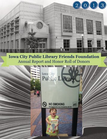 Iowa City Public Library Friends Foundation Annual Report and ...