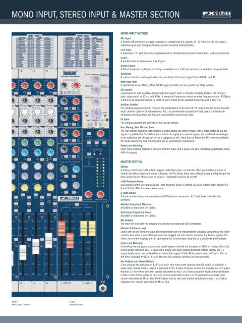 MULTI PURPOSE MIXERS - Soundcraft