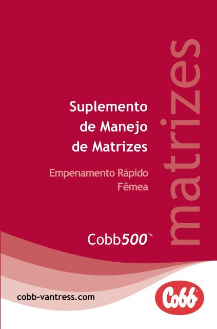 Suplemento de Manejo de Matrizes FF - Cobb-Vantress