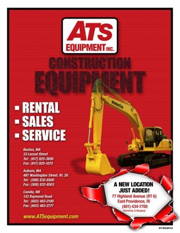 EQUIPMENTINC. - ATS Equipment