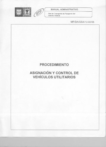 AsignaciÃ³n y Control de VehÃ­culos Utilitarios - RTP